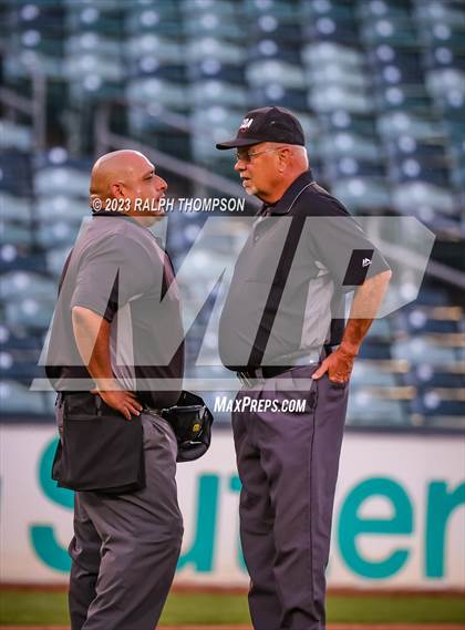 Thumbnail 1 in Marysville vs. Bradshaw Christian (@ Sutter Health Park) photogallery.
