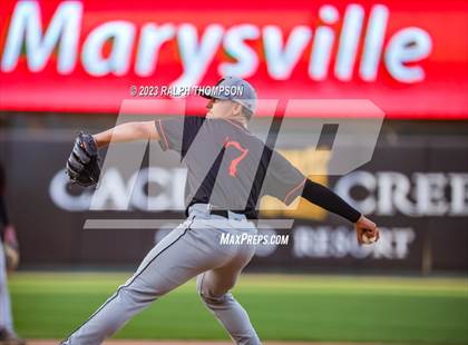 Thumbnail 3 in Marysville vs. Bradshaw Christian (@ Sutter Health Park) photogallery.