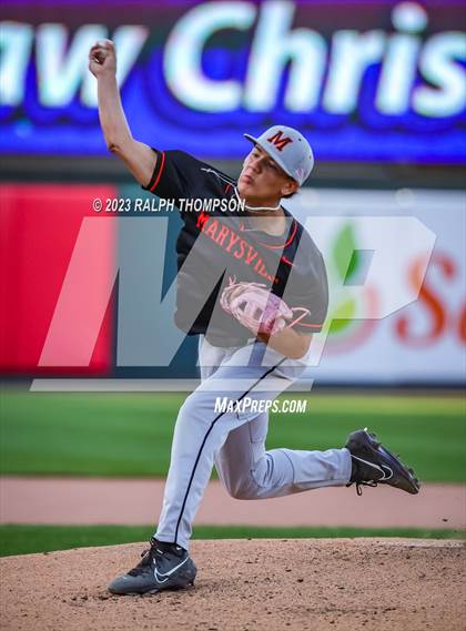 Thumbnail 3 in Marysville vs. Bradshaw Christian (@ Sutter Health Park) photogallery.