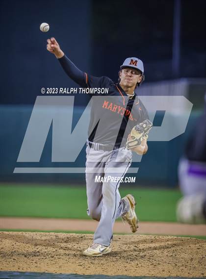 Thumbnail 1 in Marysville vs. Bradshaw Christian (@ Sutter Health Park) photogallery.