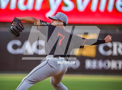Thumbnail 2 in Marysville vs. Bradshaw Christian (@ Sutter Health Park) photogallery.