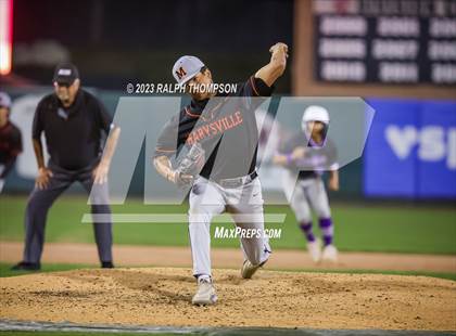 Thumbnail 1 in Marysville vs. Bradshaw Christian (@ Sutter Health Park) photogallery.