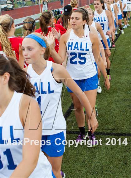 Thumbnail 2 in Hall vs Greenwich (CIAC Class L 1st Round) photogallery.