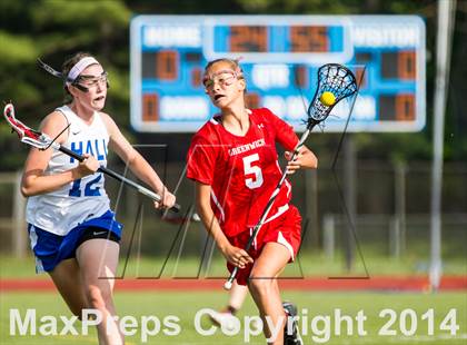Thumbnail 2 in Hall vs Greenwich (CIAC Class L 1st Round) photogallery.