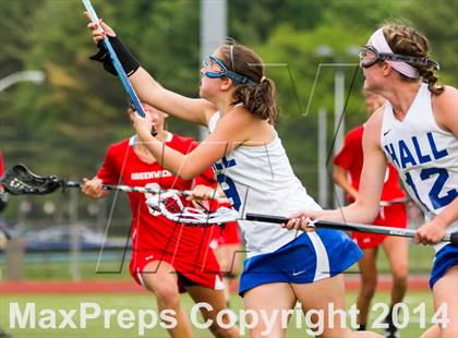 Thumbnail 2 in Hall vs Greenwich (CIAC Class L 1st Round) photogallery.