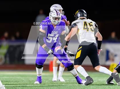Thumbnail 3 in Wasatch @ Lehi (UHSAA 5A Quarterfinal) photogallery.