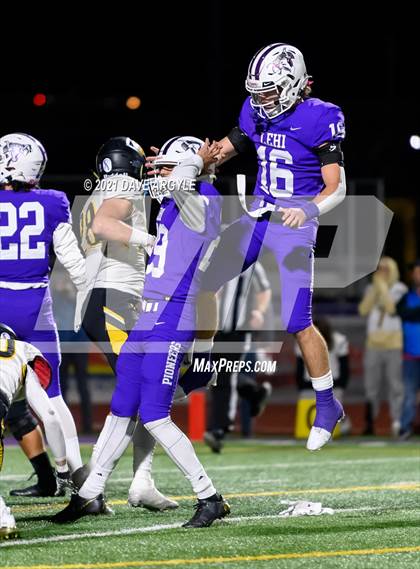 Thumbnail 1 in Wasatch @ Lehi (UHSAA 5A Quarterfinal) photogallery.