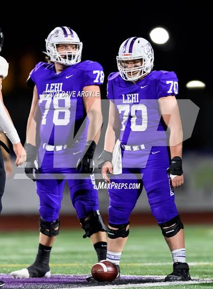 Thumbnail 1 in Wasatch @ Lehi (UHSAA 5A Quarterfinal) photogallery.