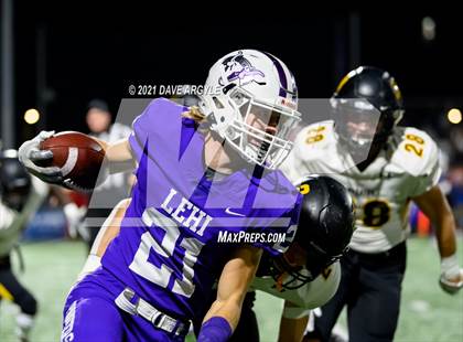 Thumbnail 1 in Wasatch @ Lehi (UHSAA 5A Quarterfinal) photogallery.