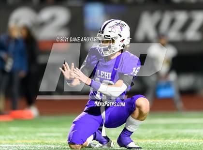 Thumbnail 2 in Wasatch @ Lehi (UHSAA 5A Quarterfinal) photogallery.