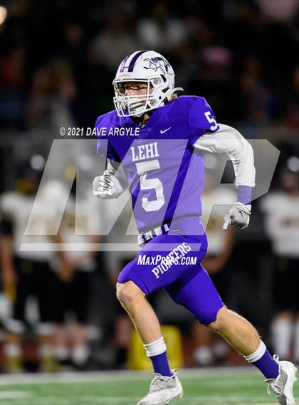 Thumbnail 2 in Wasatch @ Lehi (UHSAA 5A Quarterfinal) photogallery.