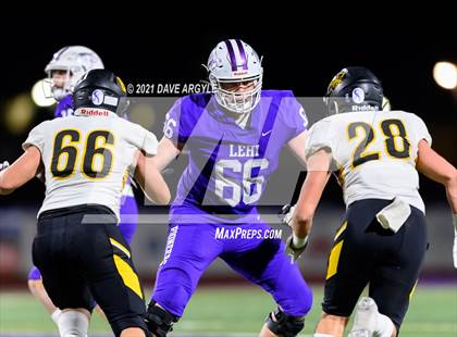 Thumbnail 3 in Wasatch @ Lehi (UHSAA 5A Quarterfinal) photogallery.