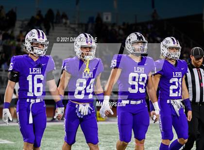 Thumbnail 2 in Wasatch @ Lehi (UHSAA 5A Quarterfinal) photogallery.