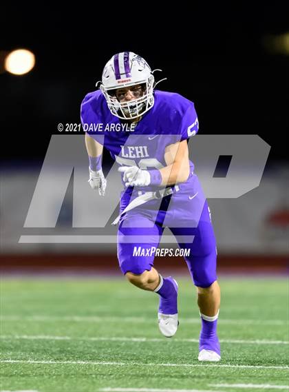 Thumbnail 3 in Wasatch @ Lehi (UHSAA 5A Quarterfinal) photogallery.