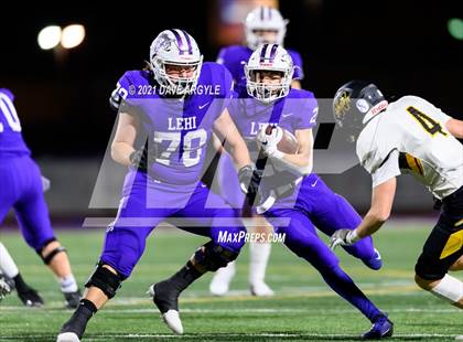 Thumbnail 2 in Wasatch @ Lehi (UHSAA 5A Quarterfinal) photogallery.