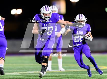 Thumbnail 1 in Wasatch @ Lehi (UHSAA 5A Quarterfinal) photogallery.