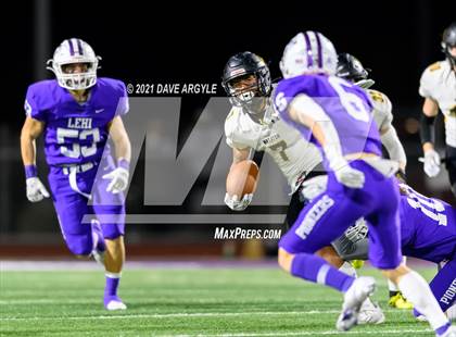 Thumbnail 2 in Wasatch @ Lehi (UHSAA 5A Quarterfinal) photogallery.
