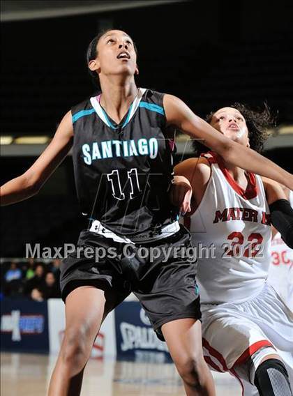 Thumbnail 1 in Santiago vs. Mater Dei (CIF SS D1AA Semifinal) photogallery.