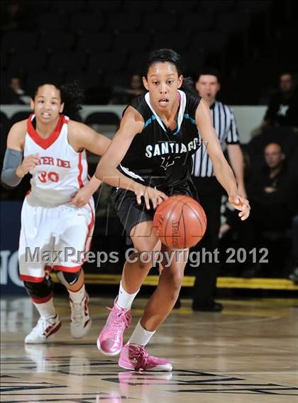 Thumbnail 2 in Santiago vs. Mater Dei (CIF SS D1AA Semifinal) photogallery.