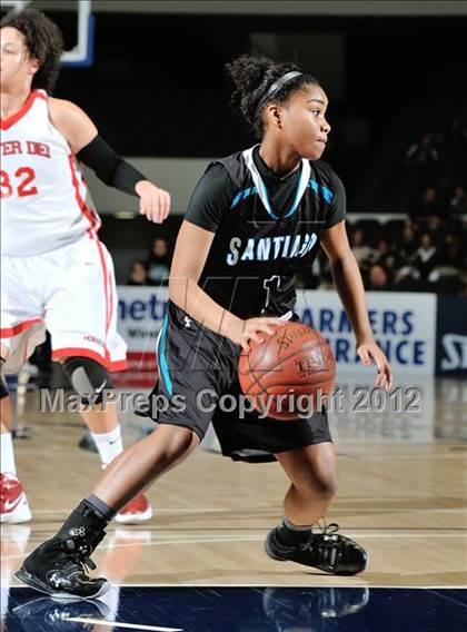 Thumbnail 2 in Santiago vs. Mater Dei (CIF SS D1AA Semifinal) photogallery.