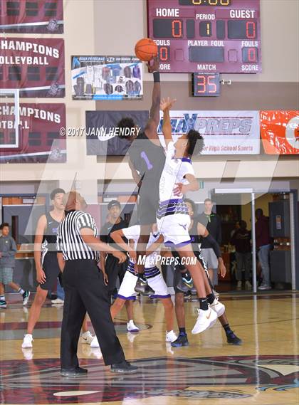 Thumbnail 1 in Valencia vs. Garfield (Rancho Mirage Holiday Invitational) photogallery.