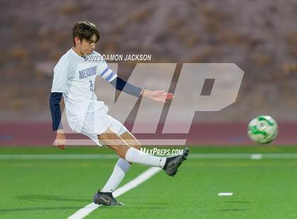 Thumbnail 1 in The Meadows School vs Virgin Valley (NIAA 3A Southern Region Quarterfinals) photogallery.