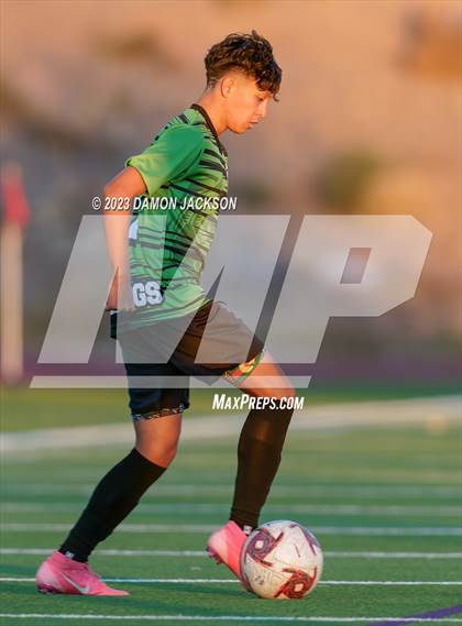 Thumbnail 1 in The Meadows School vs Virgin Valley (NIAA 3A Southern Region Quarterfinals) photogallery.