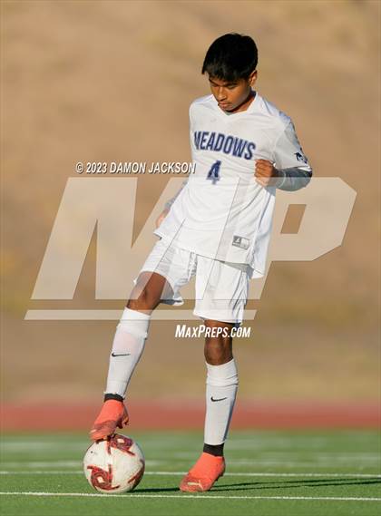 Thumbnail 2 in The Meadows School vs Virgin Valley (NIAA 3A Southern Region Quarterfinals) photogallery.