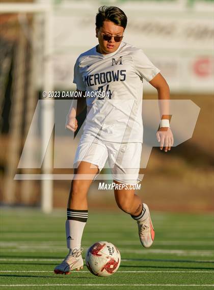 Thumbnail 1 in The Meadows School vs Virgin Valley (NIAA 3A Southern Region Quarterfinals) photogallery.