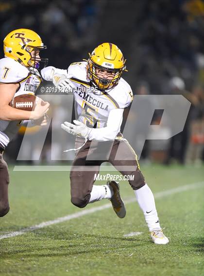 Thumbnail 2 in Temecula Valley @ El Camino (CIF SoCal D3-AA Regional Final) photogallery.