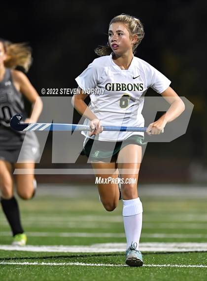 Thumbnail 3 in Cardinal Gibbons vs  East Chapel Hill (NCFHA Semifinal) photogallery.