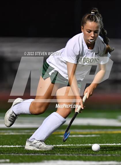 Thumbnail 2 in Cardinal Gibbons vs  East Chapel Hill (NCFHA Semifinal) photogallery.