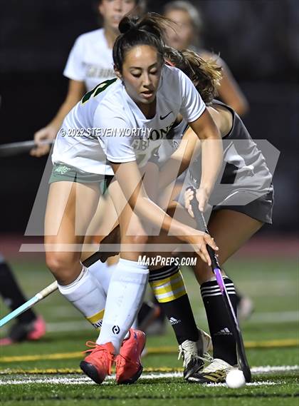 Thumbnail 2 in Cardinal Gibbons vs  East Chapel Hill (NCFHA Semifinal) photogallery.