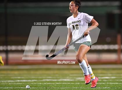 Thumbnail 3 in Cardinal Gibbons vs  East Chapel Hill (NCFHA Semifinal) photogallery.