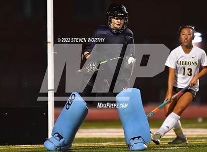 Thumbnail 3 in Cardinal Gibbons vs  East Chapel Hill (NCFHA Semifinal) photogallery.