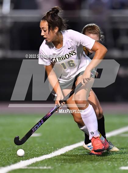 Thumbnail 1 in Cardinal Gibbons vs  East Chapel Hill (NCFHA Semifinal) photogallery.