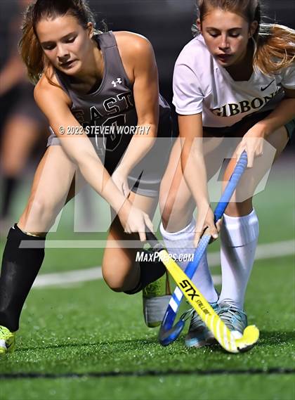 Thumbnail 2 in Cardinal Gibbons vs  East Chapel Hill (NCFHA Semifinal) photogallery.