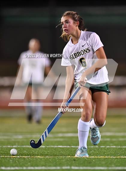 Thumbnail 1 in Cardinal Gibbons vs  East Chapel Hill (NCFHA Semifinal) photogallery.