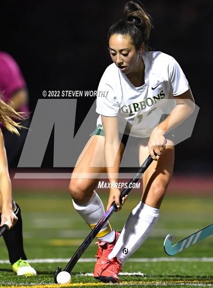 Thumbnail 3 in Cardinal Gibbons vs  East Chapel Hill (NCFHA Semifinal) photogallery.