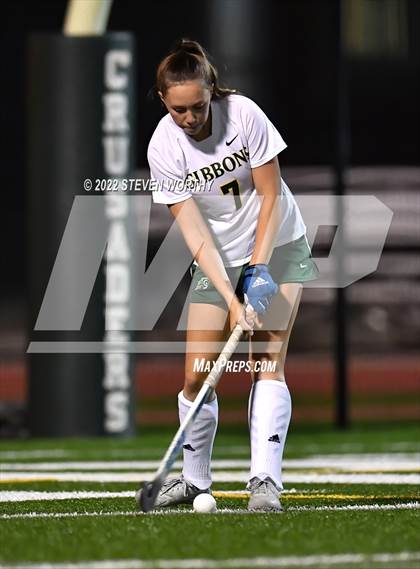 Thumbnail 2 in Cardinal Gibbons vs  East Chapel Hill (NCFHA Semifinal) photogallery.