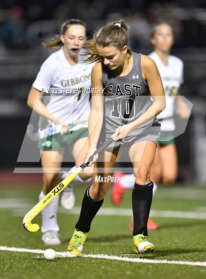 Thumbnail 2 in Cardinal Gibbons vs  East Chapel Hill (NCFHA Semifinal) photogallery.