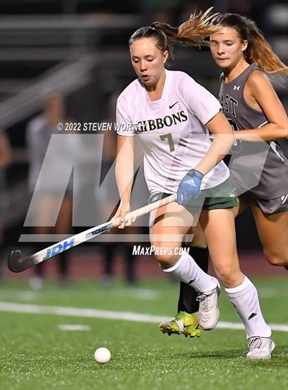 Thumbnail 2 in Cardinal Gibbons vs  East Chapel Hill (NCFHA Semifinal) photogallery.