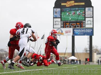 Thumbnail 1 in Hornell vs. Le Roy (NYSPHSAA Section 5 Class C Final) photogallery.