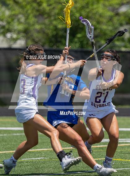 Thumbnail 1 in Carmel @ Guerin Catholic (INGLA 2A State Final) photogallery.
