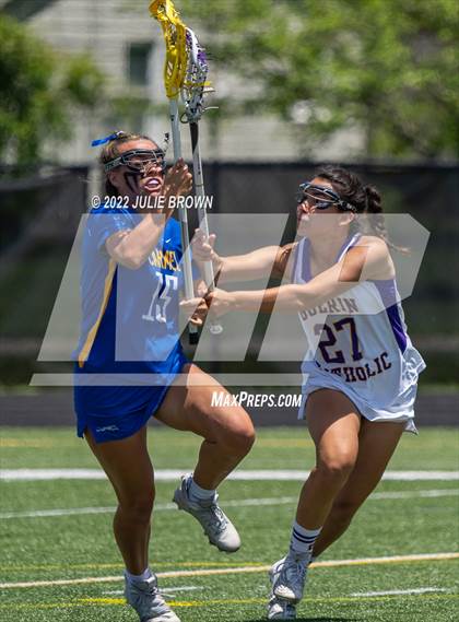 Thumbnail 3 in Carmel @ Guerin Catholic (INGLA 2A State Final) photogallery.