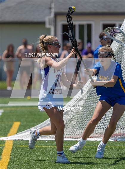 Thumbnail 2 in Carmel @ Guerin Catholic (INGLA 2A State Final) photogallery.