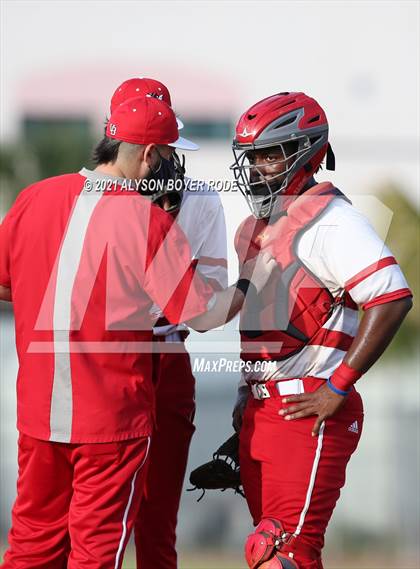 Thumbnail 1 in Vero Beach vs Westminster (PBR Preseason Classic) photogallery.