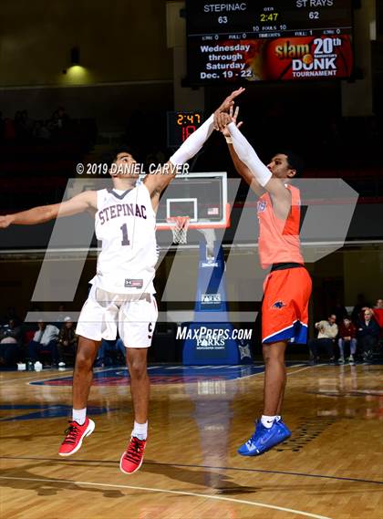 Thumbnail 3 in Archbishop Stepinac vs. St. Raymond Boys (Slam Dunk Tournament) photogallery.
