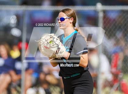 Thumbnail 2 in Orange Cove @ Monache (CIF SoCal DIV IV Softball Championships) photogallery.