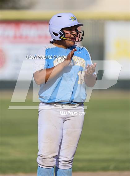 Thumbnail 1 in Orange Cove @ Monache (CIF SoCal DIV IV Softball Championships) photogallery.